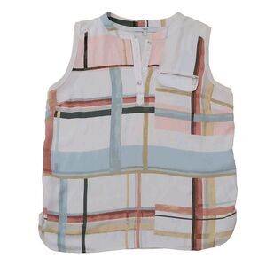 Next Blouse Top Womens 10 White Sleeveless Career Casual Camisole UK Sz 14